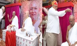 Gujarat CM attends 61st birthday celebration of Jain religious leader Ajityash Surishwarji Maharaj