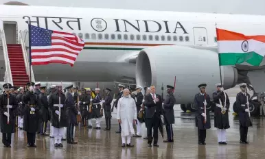 PM Modi arrives in Philadelphia, up next meeting with Biden and Quad Leaders Summit