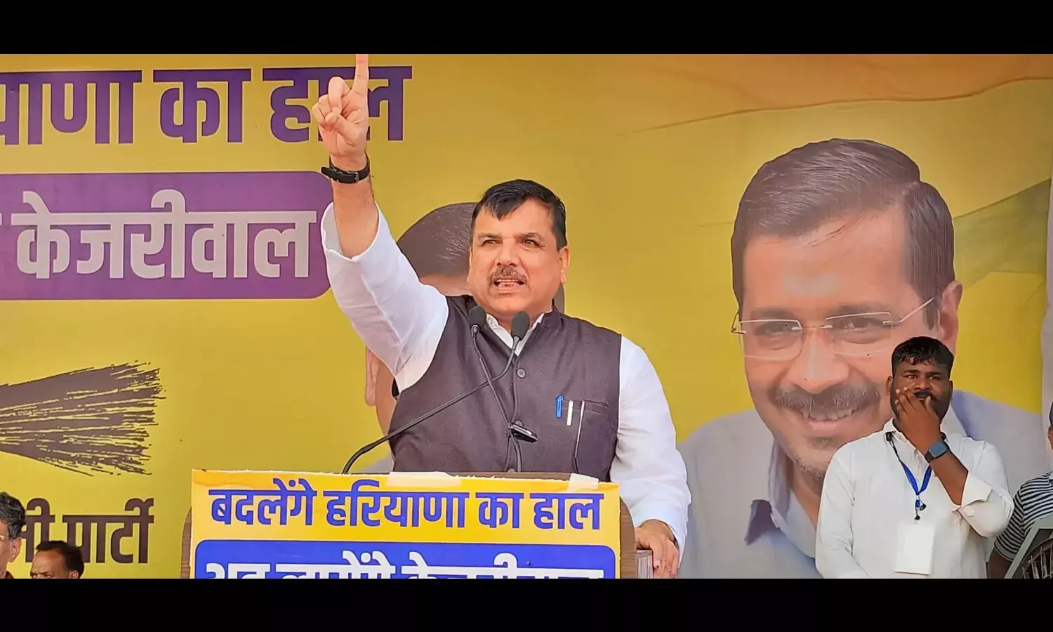 Remote Control of Next Haryana Government Will Be in Kejriwals Hands, Claims AAPs Sanjay Singh