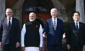 Quad leaders decry N. Korea missile launches, reaffirm complete peninsula denuclearisation goal