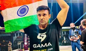 Sangram Singh becomes first Indian male wrestler to win MMA fight