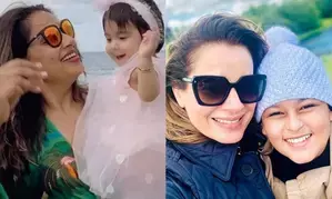 Bipasha Basu, Neelam mark Daughter’s Day with adorable moments featuring their munchkins
