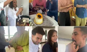 Farah celebrates ‘friends’ Aditi, Siddharth ‘ki shaadi’, Rajkummar’ ‘biggest hit’