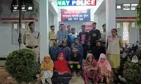 11 more Bangladesh nationals held in Tripura for illegally entering India