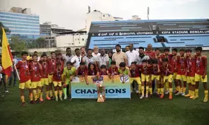 Hat-trick hero CH Sakip hands Karnataka Sub-Jr Boys NFC Tier 1 title