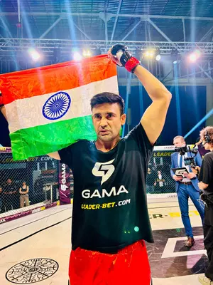 Sangram Singh becomes first Indian male wrestler to win MMA fight