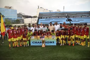 Hat-trick hero CH Sakip hands Karnataka Sub-Jr Boys NFC Tier 1 title