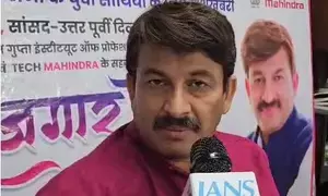Manoj Tiwari blasts Atishi for comparing Kejriwal to Lord Ram, empty chair stunt