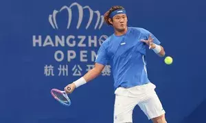 Chinas Zhang wins Chinese derby to reach first ATP tour final in Hangzhou