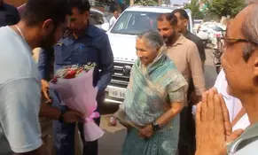 Haryana polls: Independent candidate Savitri Jindal hits campaign trail in stronghold Hisar