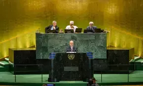 Palestinian PM condemns Israels war in Gaza at UN meeting