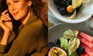 Sangeeta Bijlani gives a glimpse of her healthy nutritious dinner