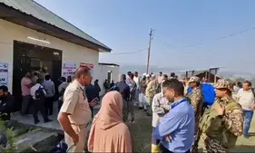 Poll and security staff reach, secure polling stations in 6 J&K districts going to vote on Wednesday