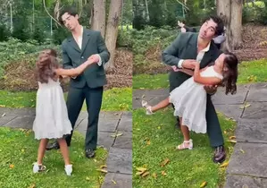 Joe Jonas is a cool funcle, dances with his niece