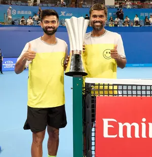 Hangzhou Open: Jeevan Nedunchezhiyan, Vijay Sundar clinch maiden ATP doubles title