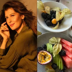 Sangeeta Bijlani gives a glimpse of her healthy nutritious dinner