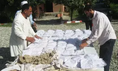 Police destroy heroin lab in Afghanistan