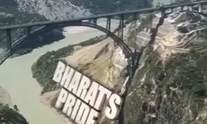 Ashwini Vaishnaw shares video capturing breathtaking view of Chenab bridge