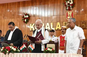 Nitin Madhukar Jamdar sworn in as the Chief Justice of Kerala High Court Nitin Madhukar Jamdar sworn in as the Chief Justice of Kerala High Court