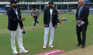 2nd Test: India win toss, opt to bowl first against Bangladesh in Kanpur