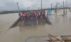 Bridge collapses in Bihar’s Bhagalpur district