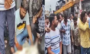 Ujjain wall collapse: Victims families stage protests with bodies, demand Rs 50 lakh compensation 