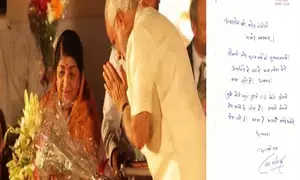 On Lata Mangeshkar’s birthday, singer’s old letter to PM Modi draws attention