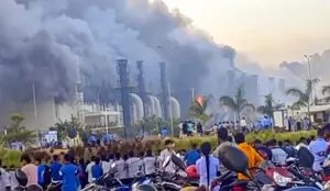 Fire at Tata Electronics facility in TNs Hosur, four admitted in hospital Fire at Tata Electronics facility in TNs Hosur, four admitted in hospital