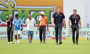 Green Park Stadium’s poor drainage system sparks outrage after no show on day three