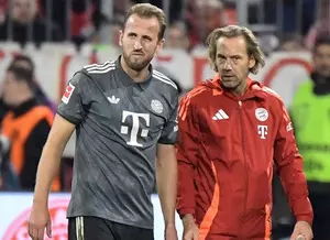 Bundesliga: Hopefully its nothing serious, says Kompany on Kanes injury scare Bundesliga: Hopefully its nothing serious, says Kompany on Kanes injury scare