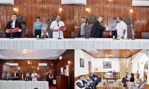 Tripura Guv Indra Sena Reddy Nallu sworn in as Acting Governor of Mizoram