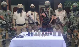 Huge stores of weapons, ammunition and explosives recovered in Manipur