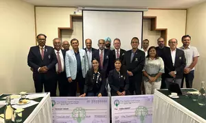 IGU felicitates golfers Mannat Brar, Zara Anand for R &A Girls Amateur performance