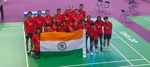 World Jr Mixed Team Badminton: India beat Turkiye to top Group E, to meet Indonesia in quarters World Jr Mixed Team Badminton: India beat Turkiye to top Group E, to meet Indonesia in quarters