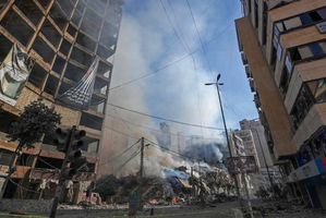 Israeli airstrike hits Hezbollah media office in Beiruts southern suburbs