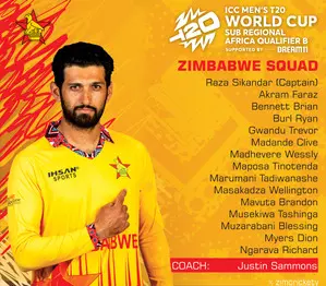 Zimbabwe name two uncapped players in squad for Mens T20 WC regional qualifier