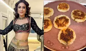 Nia Sharma flaunts her culinary skills as she makes special Navratri delicacy
