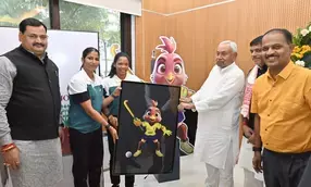 Bihar CM Nitish Kumar unveils logo, mascot for Women’s Asian Champions Trophy 2024