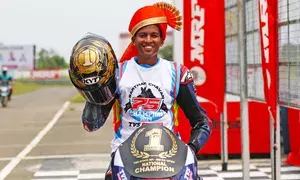 National Motorcycle Racing: Sarthak Chavan makes history, becomes youngest-ever winner in Pro-Stock 301-400cc Open