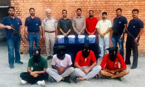 Punjab Police Foils Dacoity Bid with Bust of Jassa Burj Gang; Kingpin Among 4 Held, 4 Pistols Recovered