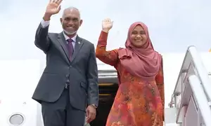 Maldives President Muizzu arrives in India on first state visit