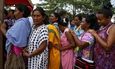 Indigenous communities in Colombias Amazon basin suffer from rare drought