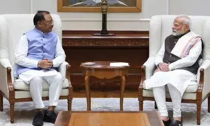 Chhattisgarh CM Vishnu Deo Sai Meets PM Modi, Highlights Major Developmental Milestones and Successful Naxal Operation