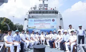 Navy gets second of four survey vessels INS Nirdeshak