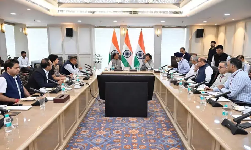 Chhattisgarh CM Vishnu Deo Sai Meets Union Minister Piyush Goyal to Discuss Major Industrial Developments