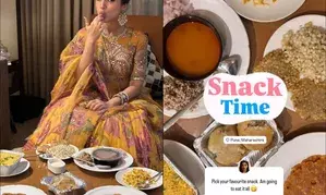 Bhumi Pednekar shares her delicious Navratri snack moments
