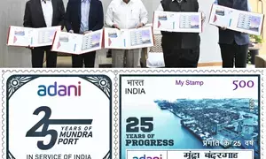 Mundra Port honoured with commemorative postal stamp on its silver jubilee