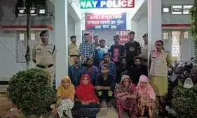 GRP arrests 239 Bangladeshi & 18 Rohingyas in Tripura in 9 months