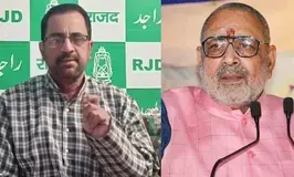 Giriraj Singhs love-Jihad remark promotes communal hatred, says Grand Alliance