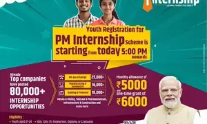 Registration for PM Internship Scheme begins, over 80,000  opportunities available